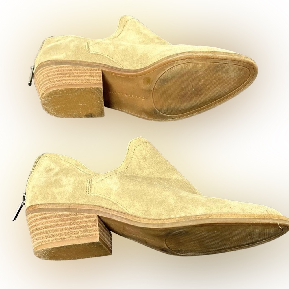Lucky Brand Beige Suede Flats - Picture 3 of 5
